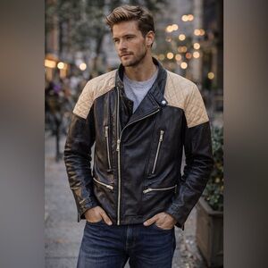 ZARA MAN Motorcycle Jacket